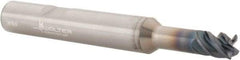 Walter-Prototyp - 1/4", 1/4" LOC, 3/8" Shank Diam, 3" OAL, 4 Flute, Solid Carbide Square End Mill - Single End, TiAlN Finish, Helical Flute, Centercutting, Right Hand Cut, Right Hand Flute - Eagle Tool & Supply