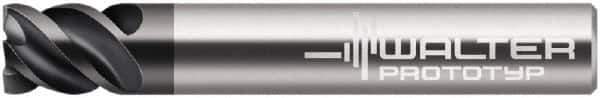 Walter-Prototyp - 11.99mm, 4 Flute, Single End, Solid Carbide, 0.01" Corner Radius End Mill - 3" OAL, 50° Helix, Right Hand Flute, 12mm LOC, Right Hand Cut, - Eagle Tool & Supply