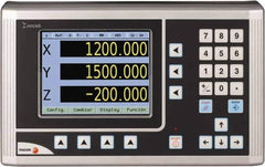 Fagor - 4 Axis, Milling DRO System - 1µm Resolution, 5µmm Accuracy, LCD Display - Eagle Tool & Supply