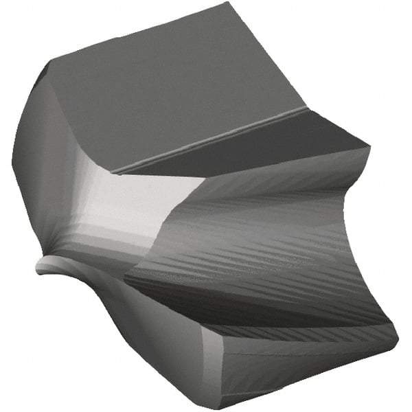 Kennametal - Series KSEM Plus, 39mm Diam Grade KC7315 140° Replaceable Drill Tip - Carbide, TiN Finish, 10 Seat Size - Eagle Tool & Supply