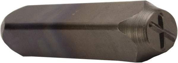 C.H. Hanson - 5/32" Character Size, X Character, Heavy Duty Individual Steel Stamp - Eagle Tool & Supply