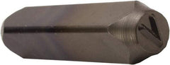 C.H. Hanson - Letter U Machine Made Individual Steel Stamp - 3/8" Character - Eagle Tool & Supply