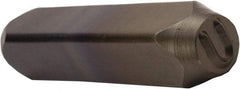 C.H. Hanson - 5/32" Character Size, V Character, Heavy Duty Individual Steel Stamp - Eagle Tool & Supply