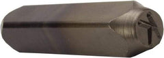 C.H. Hanson - 5/8" Character Size, K Character, Heavy Duty Individual Steel Stamp - Eagle Tool & Supply