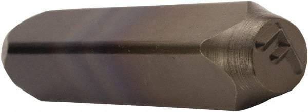 C.H. Hanson - 5/8" Character Size, F Character, Heavy Duty Individual Steel Stamp - Eagle Tool & Supply