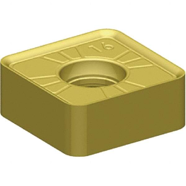 Kennametal - SNPJ444 GD Grade KCPM40 Carbide Milling Insert - TiAlN/AlCrN Finish, 0.178" Thick, 1/2" Inscribed Circle, 1/16" Corner Radius - Eagle Tool & Supply