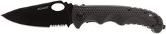 Coast Cutlery - 3-29/32" Blade, 8.9" OAL, Tactical Knife - 5" Closed Length, Glass-Filled Nylon - Eagle Tool & Supply