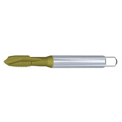 Kennametal - M27x3.00 Metric, 4 Flute, Oxide Finish, Vanadium High Speed Steel Spiral Point Tap - Plug Chamfer, Right Hand Thread, 160mm OAL, 36mm Thread Length, 20mm Shank Diam, 6H Class of Fit, Series T820 - Exact Industrial Supply