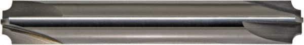 ProMax - 0.031" Radius, 3/16" Mill Diam, 4 Flute Solid Carbide Corner Rounding End Mill - Double End, Uncoated, 2" OAL, 3/16" Shank Diam - Eagle Tool & Supply