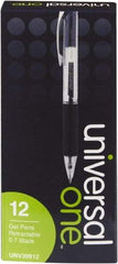 Universal One - Conical Roller Ball Pen - Black - Eagle Tool & Supply