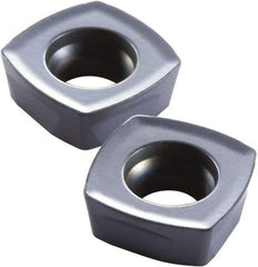 OSG - SDMT09T308 SM Grade XP3035 Carbide Milling Insert - TiN/TiB2 Finish, 3.97mm Thick, 0.8mm Corner Radius - Eagle Tool & Supply
