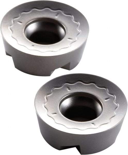 OSG - RPHW1605M0 Grade XP3035 Carbide Milling Insert - TiAlN/TiN Finish, 5.56mm Thick, 16mm Inscribed Circle - Eagle Tool & Supply
