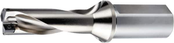 OSG - 3xD, 40mm Diam, Indexable Insert Drill - 2 Inserts, 40mm Shank Diam, Straight Shank - Eagle Tool & Supply