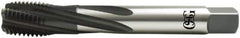 OSG - M16x2.00 Metric Coarse 4 Flute Modified Bottoming Spiral Flute Tap - Vanadium High Speed Steel, Oxide Finish, Right Hand Flute, Right Hand Thread, D17, Series 13126 - Eagle Tool & Supply