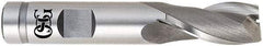 OSG - 3/4", 1-5/16" LOC, 3/4" Shank Diam, 3-9/16" OAL, 2 Flute, Powdered Metal Square End Mill - Single End, Uncoated, Spiral Flute, Right Hand Cut, Right Hand Flute, Series 620 - Eagle Tool & Supply