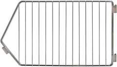 Quantum Storage - 9" Wide, Open Shelving Accessory/Component - Chrome, Chrome Finish, 20" Long, Use with 20" Width Modular Stacking Baskets - Eagle Tool & Supply