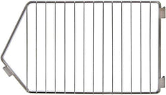 Quantum Storage - 12" Wide, Open Shelving Accessory/Component - Chrome, Chrome Finish, 20" Long, Use with 12" High Modular Stacking Baskets - Eagle Tool & Supply