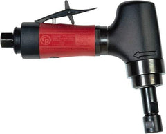 Chicago Pneumatic - 1/4" Collet, Angle Handle, Air Angle Die Grinder - 20,000 RPM, Rear Exhaust, 8.25 CFM, 0.7 hp, 90 psi, 1/4 BSP Inlet - Eagle Tool & Supply