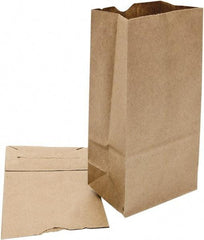 DURO BAG MFR - Kraft Grocery Bag - 4-5/16 x 2-7/16 x 7-7/8, Brown - Eagle Tool & Supply
