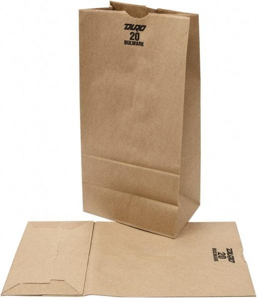 DURO BAG MFR - Kraft Grocery Bag - 8-1/4 x 5-5/16 x 16-1/8, Brown - Eagle Tool & Supply