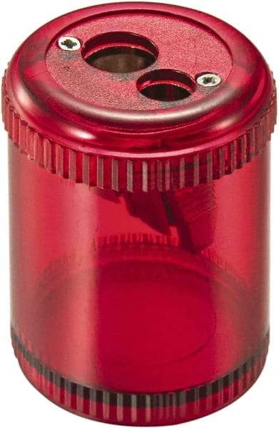 OfficemateOIC - Manual Handheld Pencil Sharpener - 2 Holes - Eagle Tool & Supply