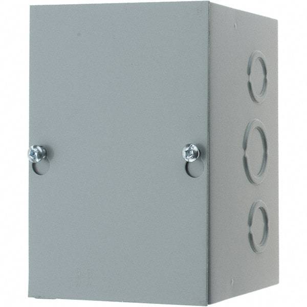 nVent Hoffman - Steel Junction Box Enclosure Screw Flat Cover - NEMA 1, 4" Wide x 6" High x 4" Deep - Eagle Tool & Supply