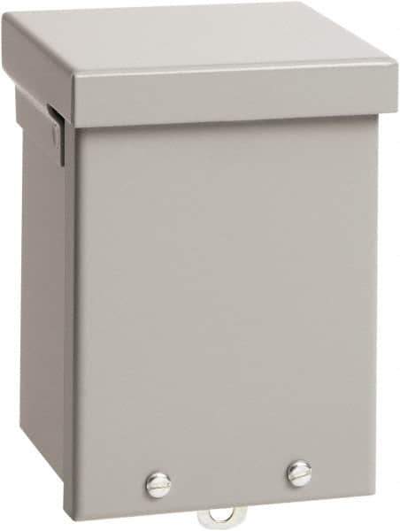 nVent Hoffman - Steel Junction Box Enclosure Screw Flat Cover - NEMA 1, 24" Wide x 24" High x 6" Deep - Eagle Tool & Supply