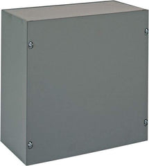 nVent Hoffman - Steel Junction Box Enclosure Screw Flat Cover - NEMA 1, 12" Wide x 12" High x 6" Deep - Eagle Tool & Supply