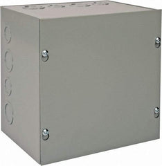 nVent Hoffman - Steel Junction Box Enclosure Screw Flat Cover - NEMA 1, 8" Wide x 8" High x 6" Deep - Eagle Tool & Supply