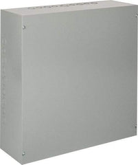 nVent Hoffman - Steel Junction Box Enclosure Screw Flat Cover - NEMA 1, 24" Wide x 24" High x 8" Deep - Eagle Tool & Supply