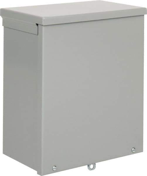 nVent Hoffman - Steel Junction Box Enclosure Screw Flat Cover - NEMA 3R, 10" Wide x 12" High x 6" Deep - Eagle Tool & Supply