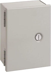 nVent Hoffman - Steel Junction Box Enclosure Hinge Flat Cover - NEMA 1, 12" Wide x 14" High x 6" Deep - Eagle Tool & Supply