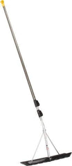 True Temper - 18 Inch Wide Blade x 6 Inch High Blade Roof Rake - 204 Inch Long Aluminum, Telescopic Handle - Eagle Tool & Supply