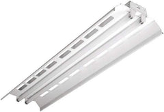 Cooper Lighting - 2 Lamps, 32 Watts, Fluorescent, Low Bay Fixture - 48" Long x 4-5/8" High x 12" Wide, 120-277 Volt, Steel Housing, 8% Uplight - Eagle Tool & Supply