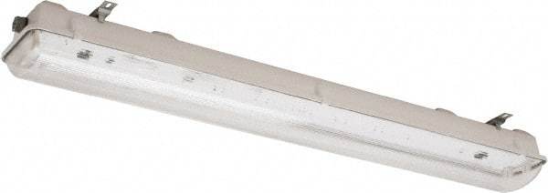 Cooper Lighting - 32 Watt, Fluorescent Hazardous Location Light Fixture - Corrosion, Dust, Heat, Moisture & Weather Resistant, Fiberglass Housing, 48" Long x 6-15/16" Wide x 4-7/8" High - Eagle Tool & Supply