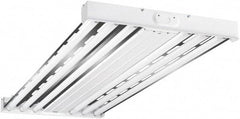 Cooper Lighting - 6 Lamps, 32 Watts, Fluorescent, High Bay Fixture - 48" Long x 2-15/32" High x 19-17/32" Wide, 120-277 Volt, Steel Housing - Eagle Tool & Supply