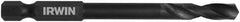 Irwin - 15/64" 135° High Speed Steel Jobber Drill - Oxide Finish, Right Hand Cut, Spiral Flute, 3-7/8" OAL - Eagle Tool & Supply