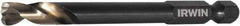 Irwin - 11/32" 135° High Speed Steel Jobber Drill - Oxide Finish, Right Hand Cut, Spiral Flute, 4-3/4" OAL - Eagle Tool & Supply