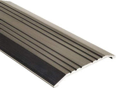 National Guard Products - 72" Long x 5" Wide x 1/2" High, Saddle Threshold - Aluminum Finish - Eagle Tool & Supply