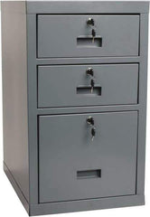 Value Collection - 3 Drawer, Cabinet - 15-3/4" Wide x 27" High x 19.685" Long - Eagle Tool & Supply