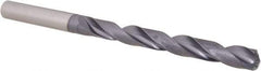 OSG - 8mm, 140° Point, Spiral Flute, Solid Carbide Taper Length Drill Bit - WD1 Finish, 76mm Flute Length, 116mm OAL, Series HP258 - Eagle Tool & Supply