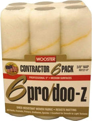 Wooster Brush - 3/8" Nap, 9" Wide Paint Roller - Medium Texture, Woven - Eagle Tool & Supply