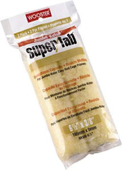 Wooster Brush - 3/8" Nap, 6-1/2" Wide Paint Mini Roller Covers - Medium Texture, Synthetic Knit - Eagle Tool & Supply