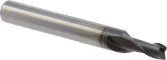 OSG - 4.2mm, 6.3mm LOC, 6mm Shank Diam, 50mm OAL, 2 Flute, Solid Carbide Square End Mill - Single End, WXL Finish, Spiral Flute, 30° Helix, Centercutting, Right Hand Cut, Right Hand Flute, Series 3720 - Eagle Tool & Supply