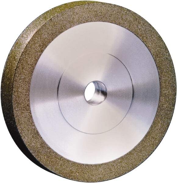 Strauss - 6" Diam x 1" Hole x 1" Thick, 120 Grit Surface Grinding Wheel - Diamond, Medium Grade, Electoplated Bond - Eagle Tool & Supply