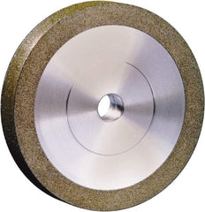Strauss - 6" Diam x 1" Hole x 1" Thick, 80 Grit Surface Grinding Wheel - Diamond, Coarse Grade, Electoplated Bond - Eagle Tool & Supply