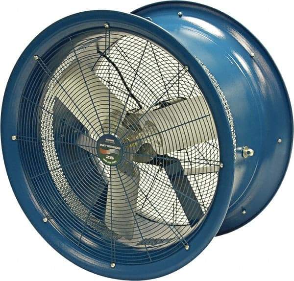 Patterson Fan - 26" Blade, 1 hp, 7,650 CFM, Industrial Circulation Fan - Suspension, 208-230/460 Volts, 1 Speed - Eagle Tool & Supply