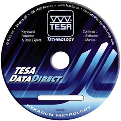 TESA Brown & Sharpe - Data Collection/Reporting SPC Software - Compatible with Windows, For Use with Twin-Cal Calipers - Eagle Tool & Supply