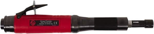 Chicago Pneumatic - 1/4" Collet, Straight Handle, Air Extended Length Die Grinder - 28,000 RPM, Rear Exhaust, 31.8 CFM, 0.8 hp, 90 psi, 9.5mm Inlet - Eagle Tool & Supply