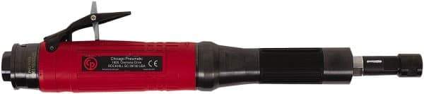 Chicago Pneumatic - 1/4" Collet, Straight Handle, Air Extended Length Die Grinder - 19,000 RPM, Rear Exhaust, 31.8 CFM, 0.8 hp, 90 psi, 9.5mm Inlet - Eagle Tool & Supply